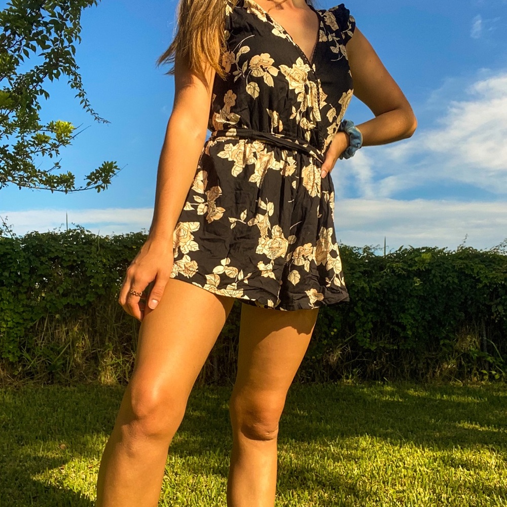 Beautiful floral romper by Angie!